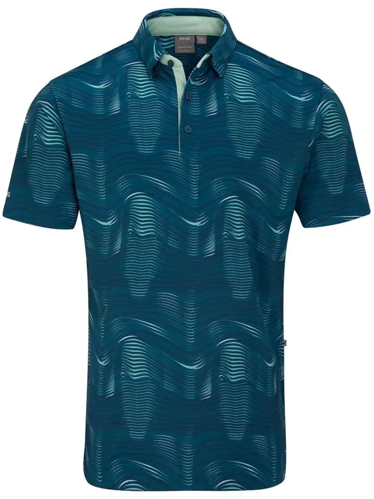 PING Optic Groove Polo - Forest Multi