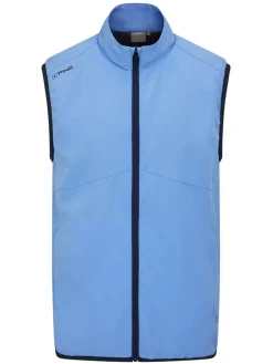 PING SensorWarm Ashbourne Full-Zip Vest - Cornflower Blue