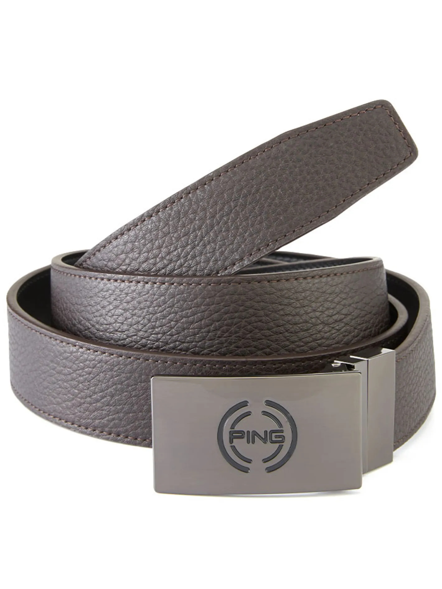 PING Stamp Reversible Belt - Black/Asphalt