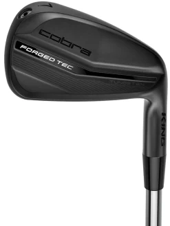 Cobra Pre-Owned Forged Tec 22 Black Steel Iron Set - LH - 4PW - Stiff
