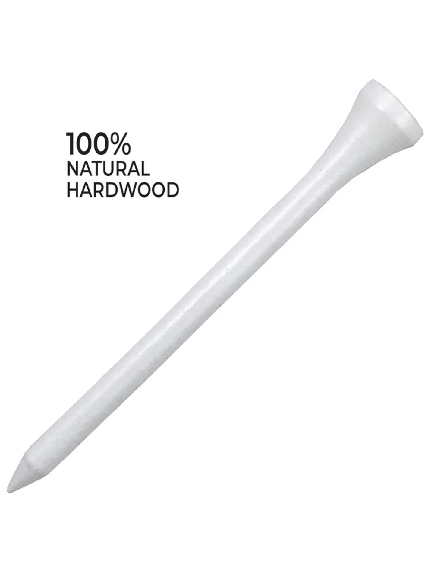 Pride Golf Tee Pride 2.75" Golf Tees 100 Pack - White