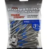 Pride Golf Tee Pride PTS Titanium Tees 65 Pack 3.25 Inch Silver/Blue