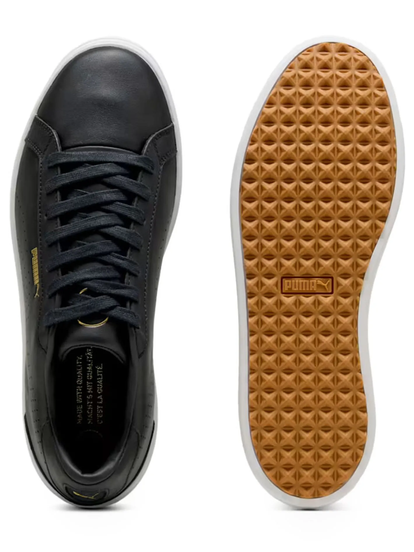 Puma Classic G Golf Shoes - Black/ White