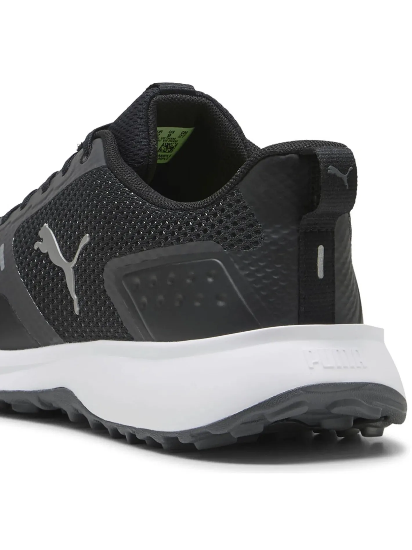 Puma FUSION Grip 6 Golf Shoes - Black/Asphalt
