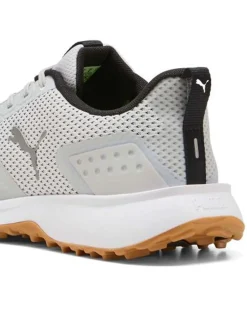 Puma FUSION Grip 6 Golf Shoes - Feather Grey/ Black/Gum