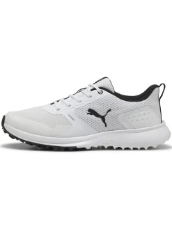 Puma FUSION Grip 6 Golf Shoes - White/ Black