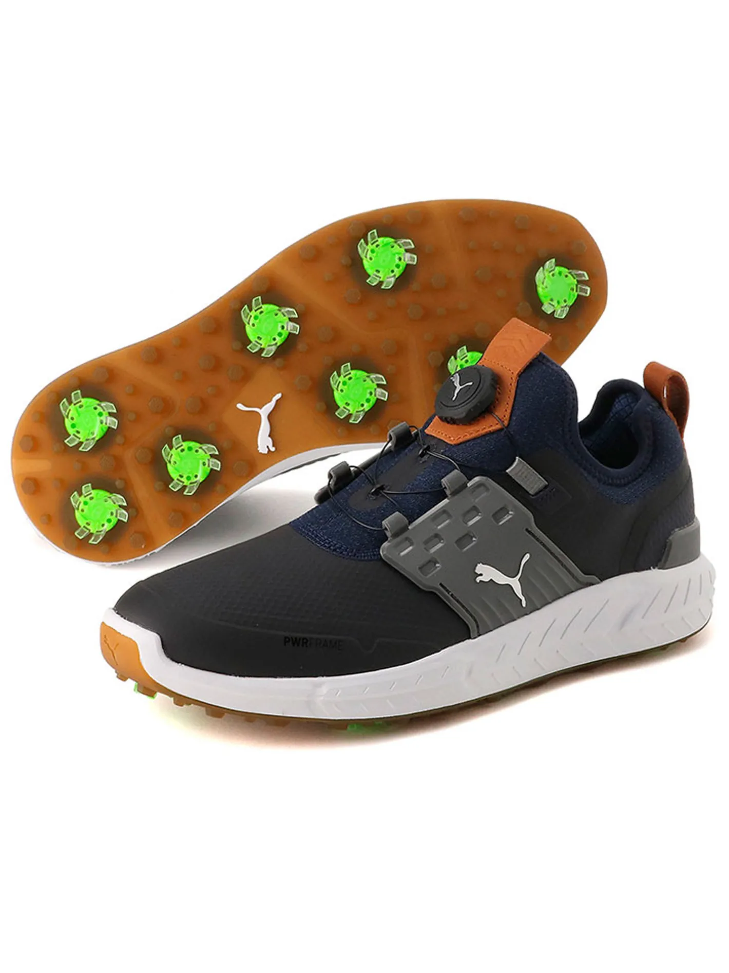 Puma IGNITE ARTICULATE DISC Golf Shoes - Peacoat/ Silver/Quiet Shade