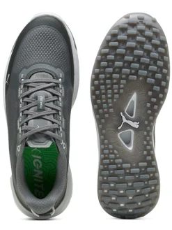 Puma IGNITE Elevate X Spikeless Golf Shoes - Slate Sky/ Black/Ash Grey