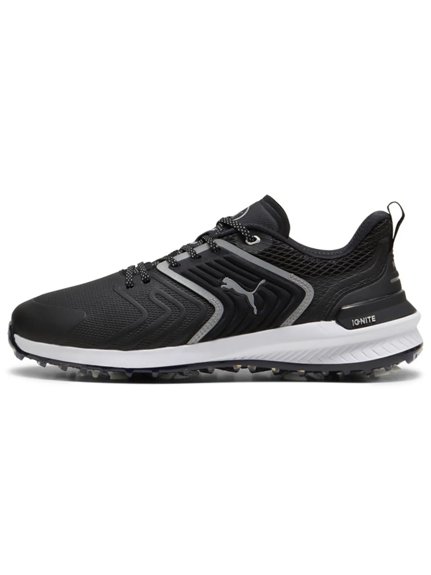 Puma IGNITE Innovate Wide Golf Shoes - Black/ White