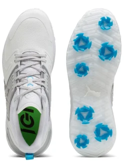 Puma IGNITE Innovate Wide Golf Shoes - White/Cool Light Grey