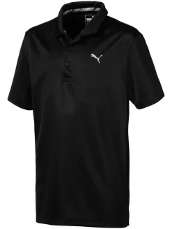 Puma JR Boys Essential Polo - Black