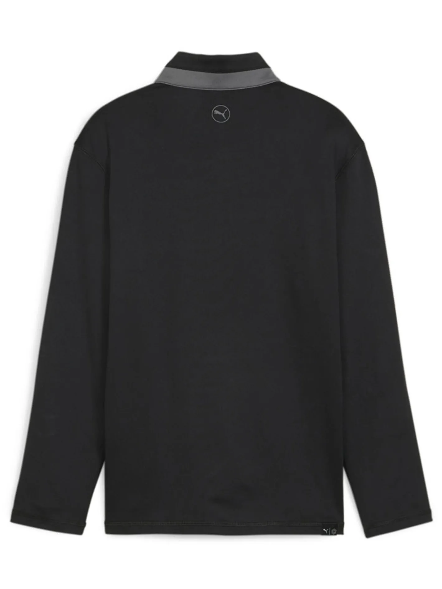 Kids Puma JR Boy's Lightweight 1/4-Zip - Black/Slate Sky