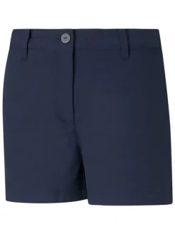 Kids Puma JR Girls Golf Shorts - Navy Blazer