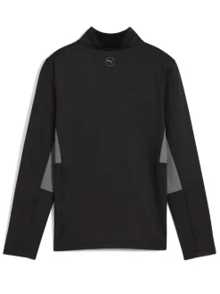 Kids Puma Junior Boys PURE 2.0 1/4-Zip - Black