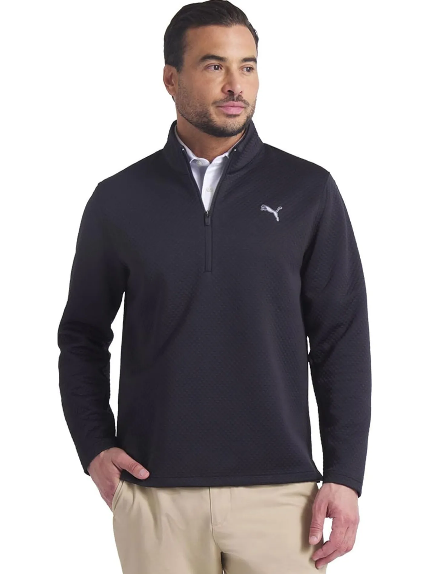 Puma Pebble 1/4-Zip - Black