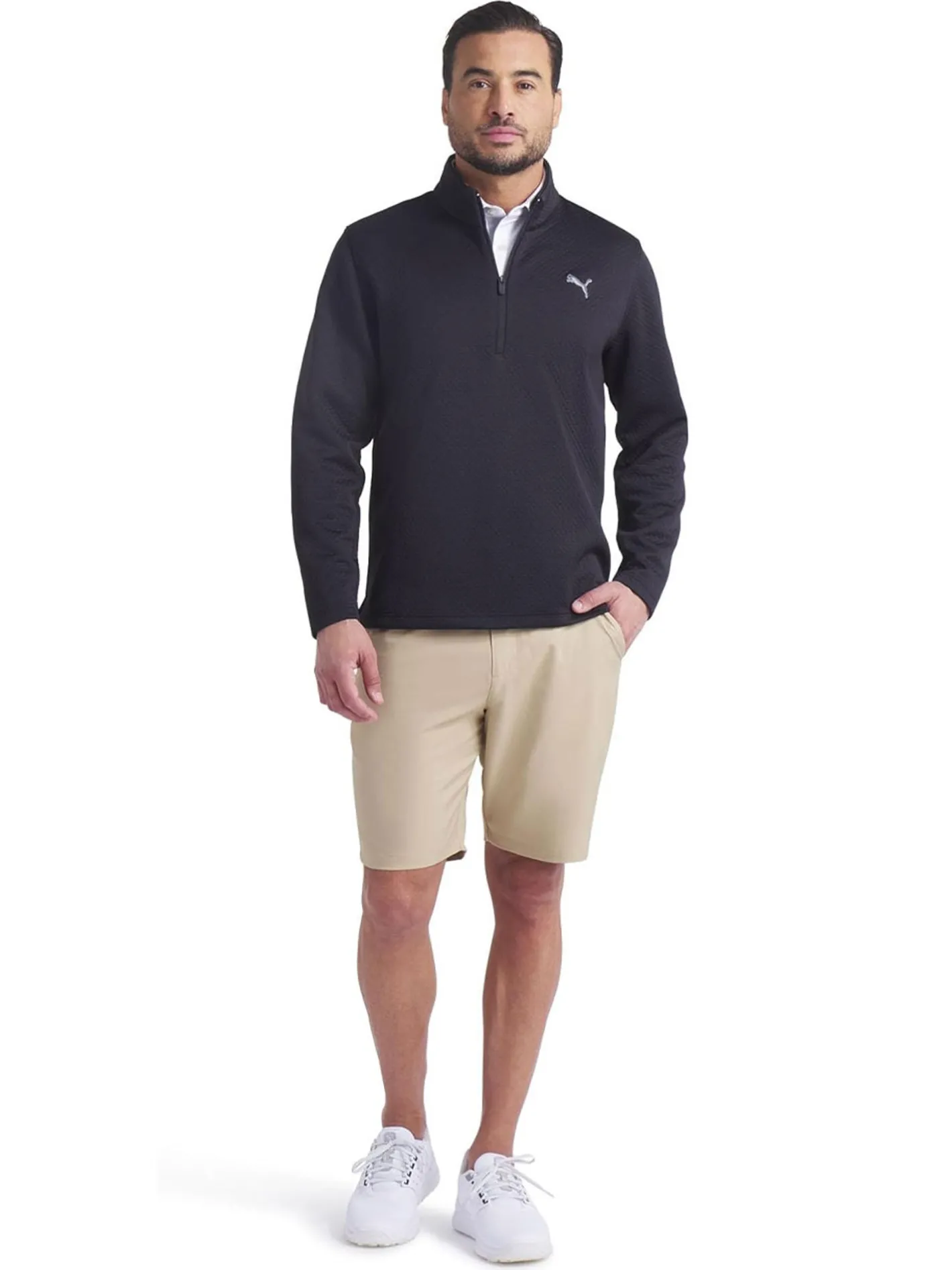 Puma Pebble 1/4-Zip - Black