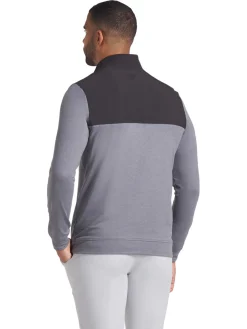 Puma Ripguard Hybrid 1/4 Zip - Slate Sky Heather/ Black