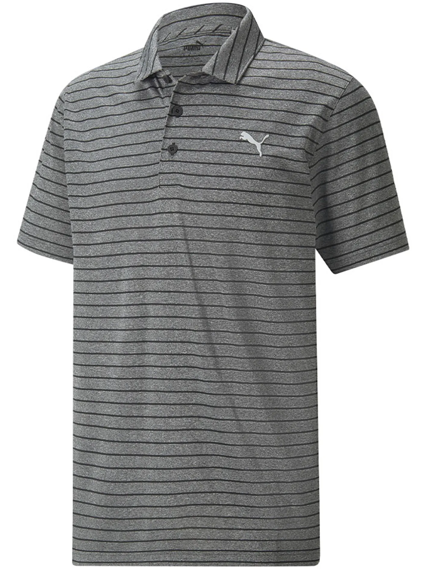 Puma Rotation Stripe Polo - Black