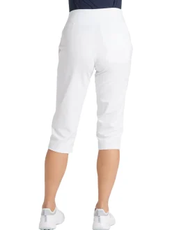 Women Puma Women's Everyday Capri Golf Pants - White Glow