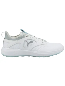 Puma Women's IGNITE Malibu Golf Shoes - White/ Silver/Lucite