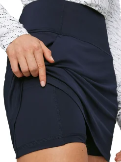 Women Puma Women's PWRMESH Golf Skort - Navy Blazer