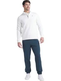 Puma x Reigning Champ CLOUDSPUN Fleece Golf 1/4 Zip - Warm White