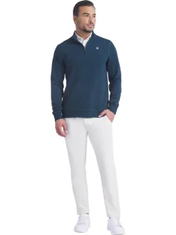 Puma x Reigning Champ CLOUDSPUN Fleece Golf 1/4 Zip - Green Terrain