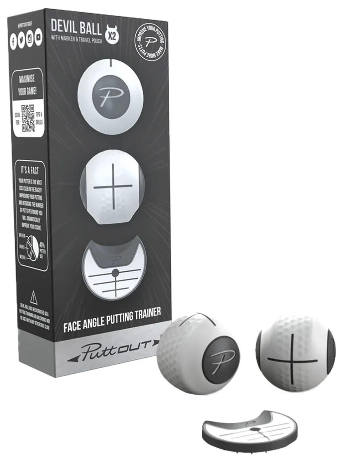 PuttOUT Devil Ball Putting Trainer