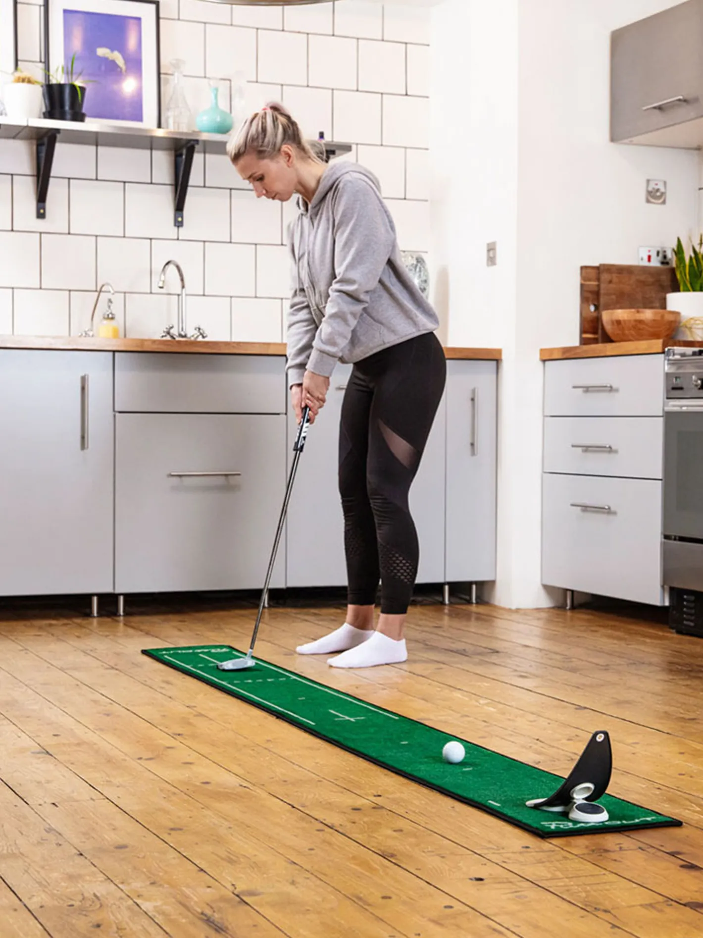 PuttOUT Slim Putting Mat - Green