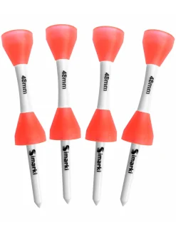 Simarki Fixed Height Golf Tees 10 Pack Orange - 48mm