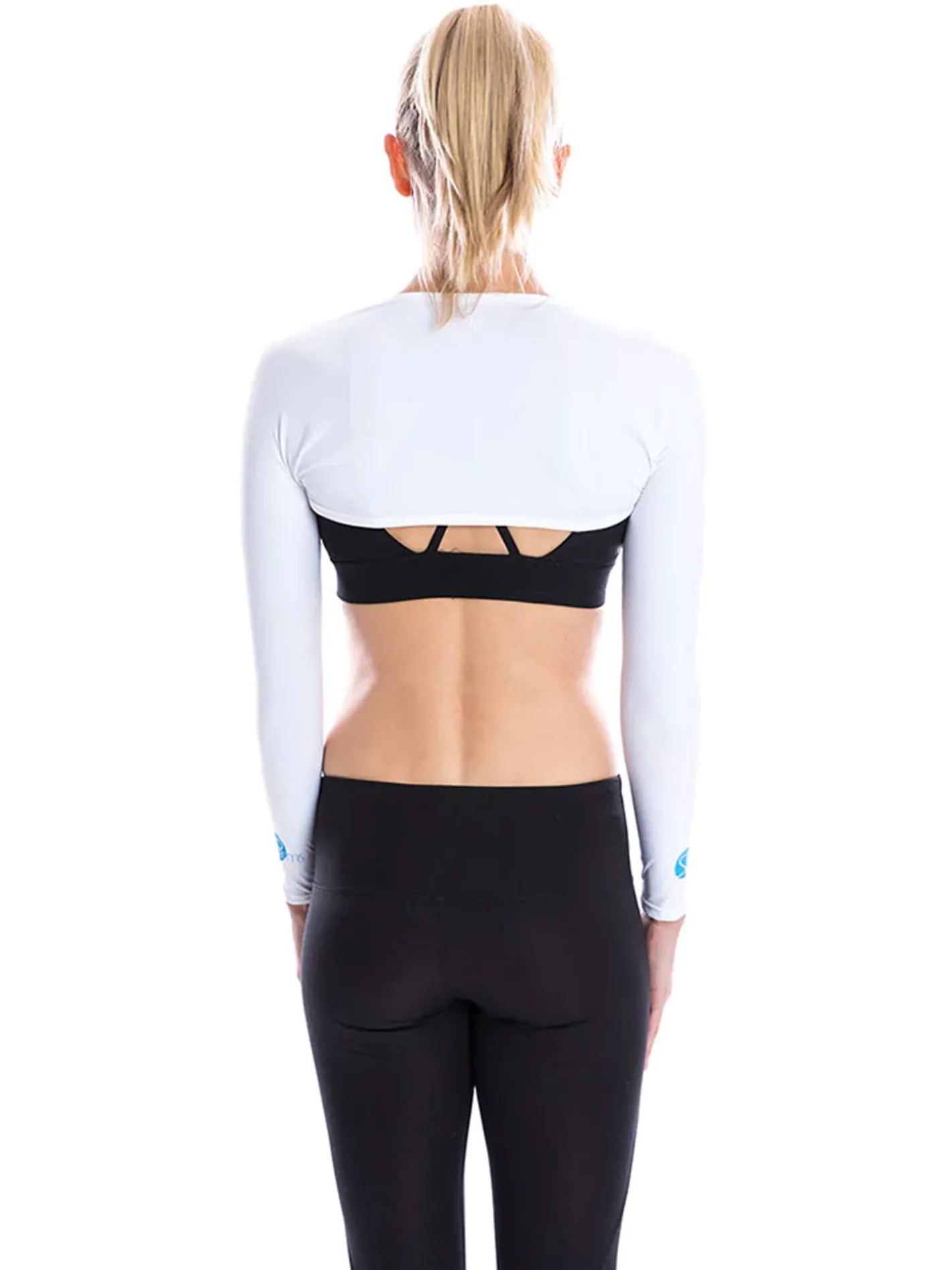 SParms Sun Protection Shoulder Wrap (Shawl) - White