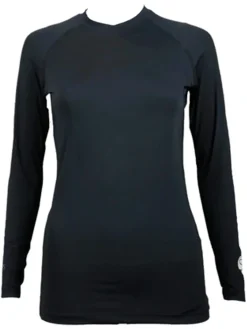 Women SParms Women's Body Round Neck Sun Protection - Black