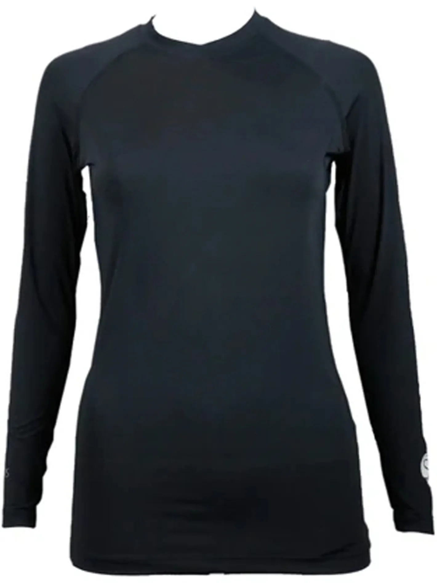 Women SParms Women's Body Round Neck Sun Protection - Black