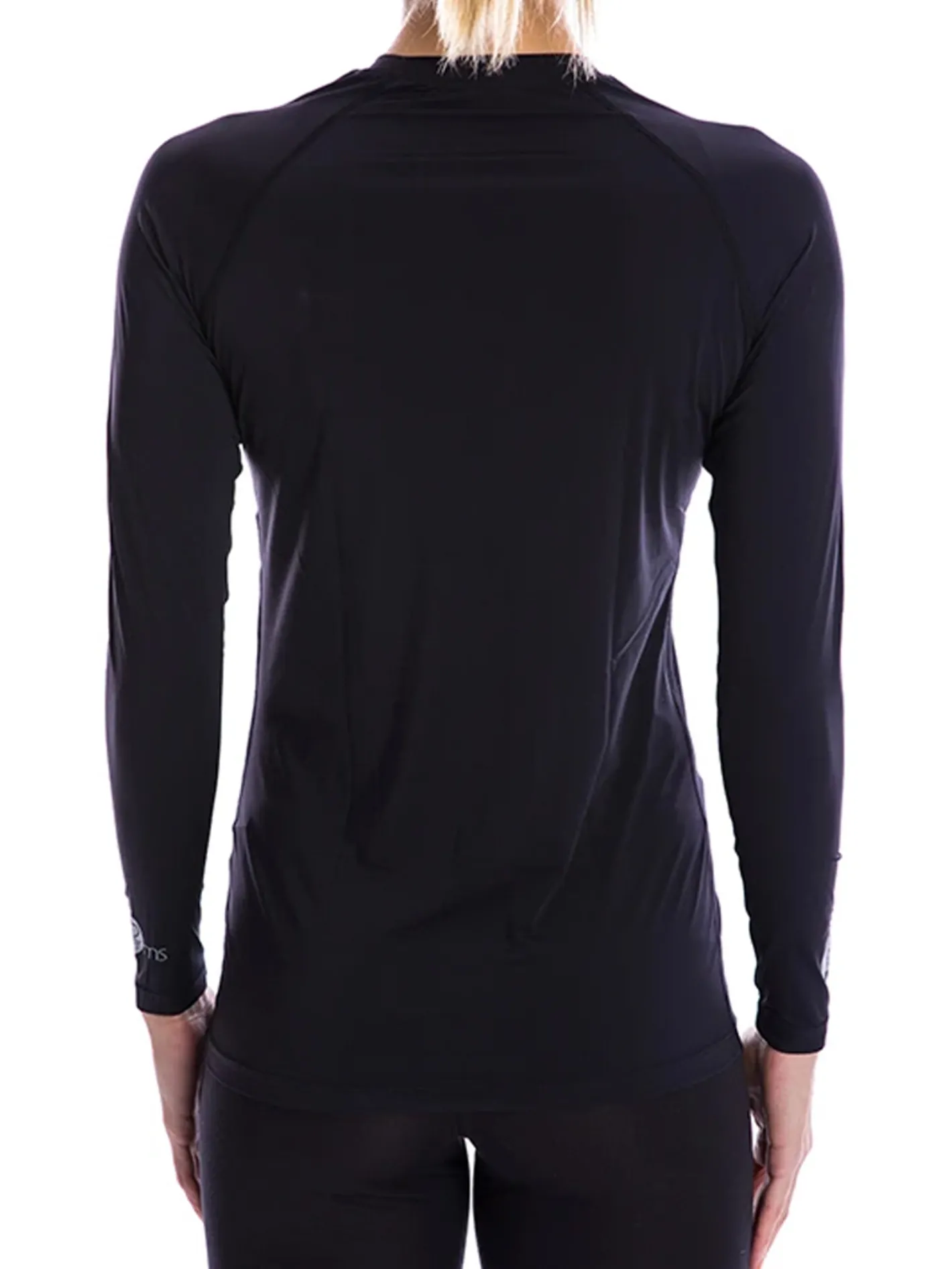 Women SParms Women's Body Round Neck Sun Protection - Black