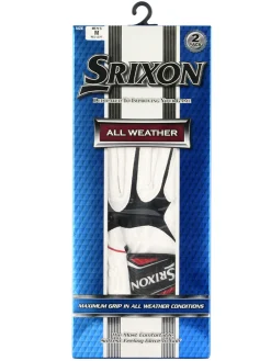 Women Srixon All Weather Golf Gloves - Womens 6 Pack White