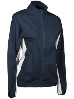 Women Sun Mountain Women's Monsoon Rain Jacket - Navy/White