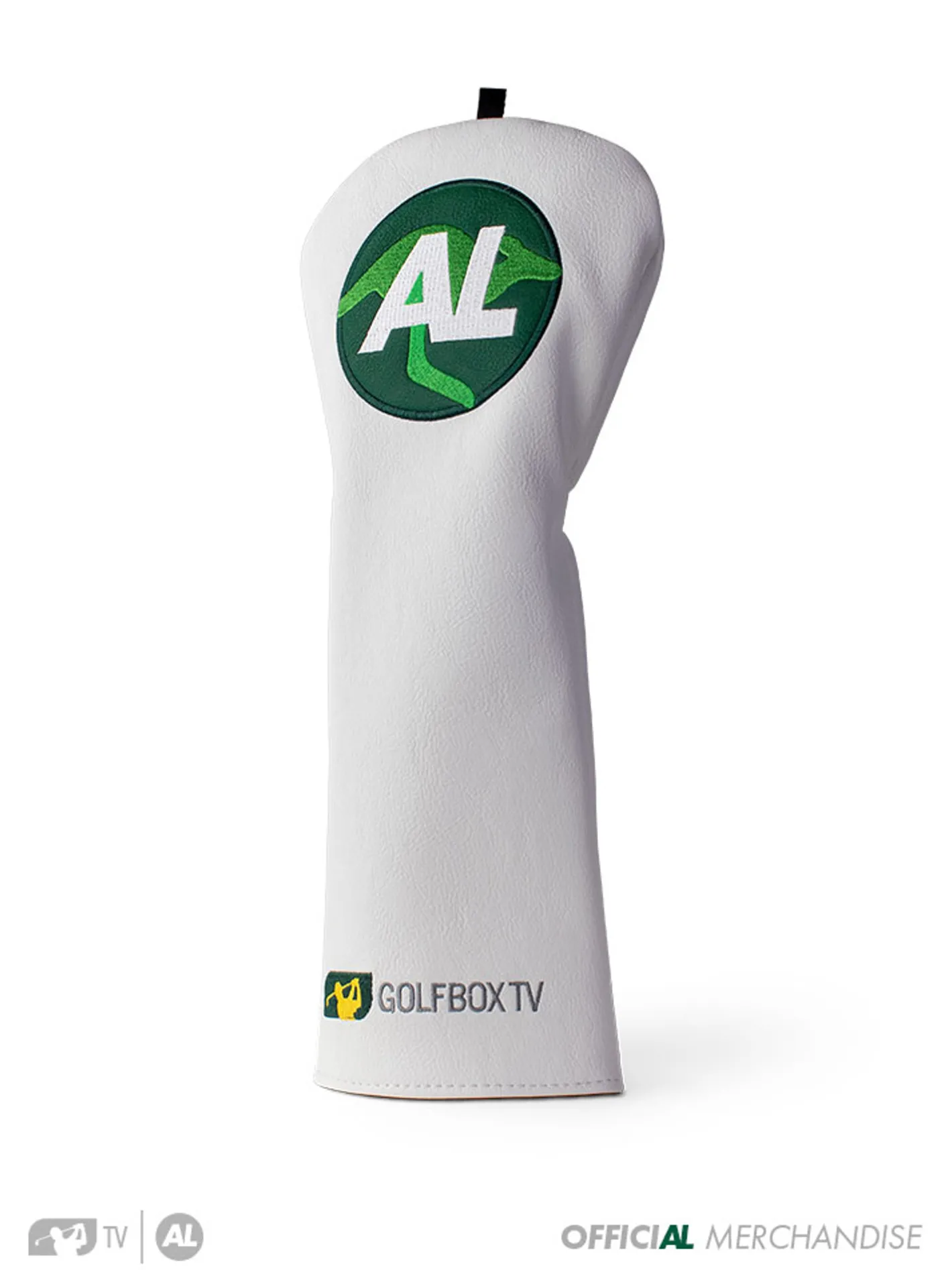 GolfBox #TEAMAL Driver Cover - White