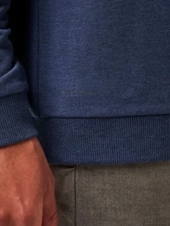 TravisMathew Amenities V-Neck - Heather Blue Nights