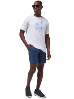 TravisMathew Tech Chino 8-Inch Short - Dress Blue