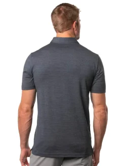 TravisMathew The Heater Polo - Vintage Indigo/Black