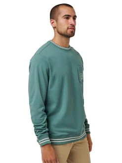 TravisMathew VIP Ticket Crew Neck - Silver Pine