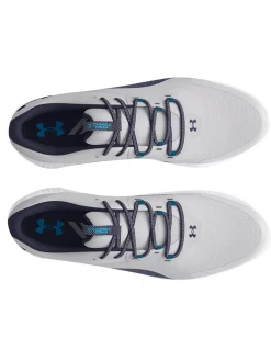 Under Armour Charged Draw 2 Spikeless Golf Shoes - Halo Grey/Capri