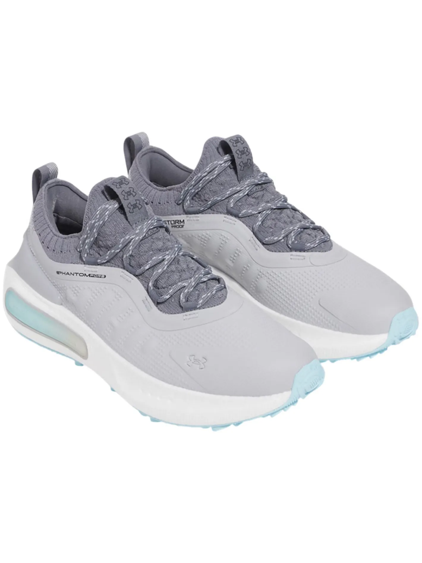 Under Armour HOVR Phantom Fore Golf Shoes - Mod Grey/Stream/Titan Grey