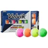 Volvik Crystal Combi Golf Balls - 1 Dozen Multi